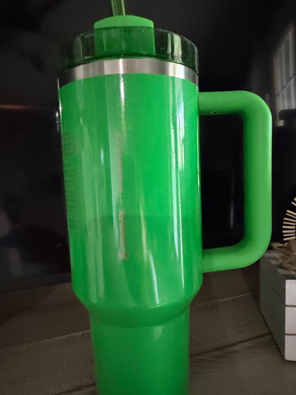 Starbucks Green Travel Tumbler with Handle